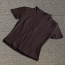 Blusa Fitness Zíper Frontal